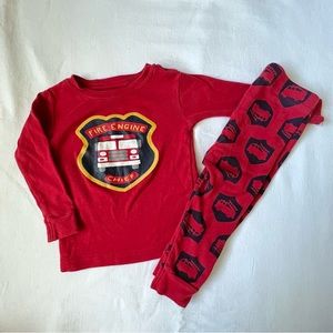 Gap Baby- 2 Piece Pajama set - Fire Chief Size 6m Unisex